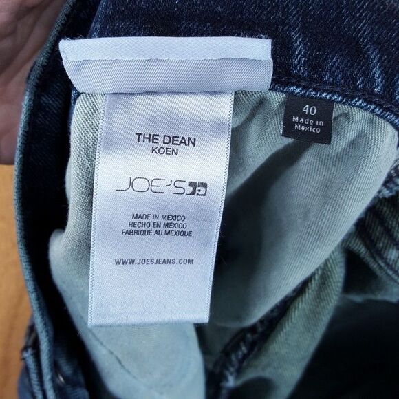 JOES Jeans Mens Size 40 Dark Wash Slim Tapered Stretch THE DEAN KOEN $208 - Picture 9 of 10